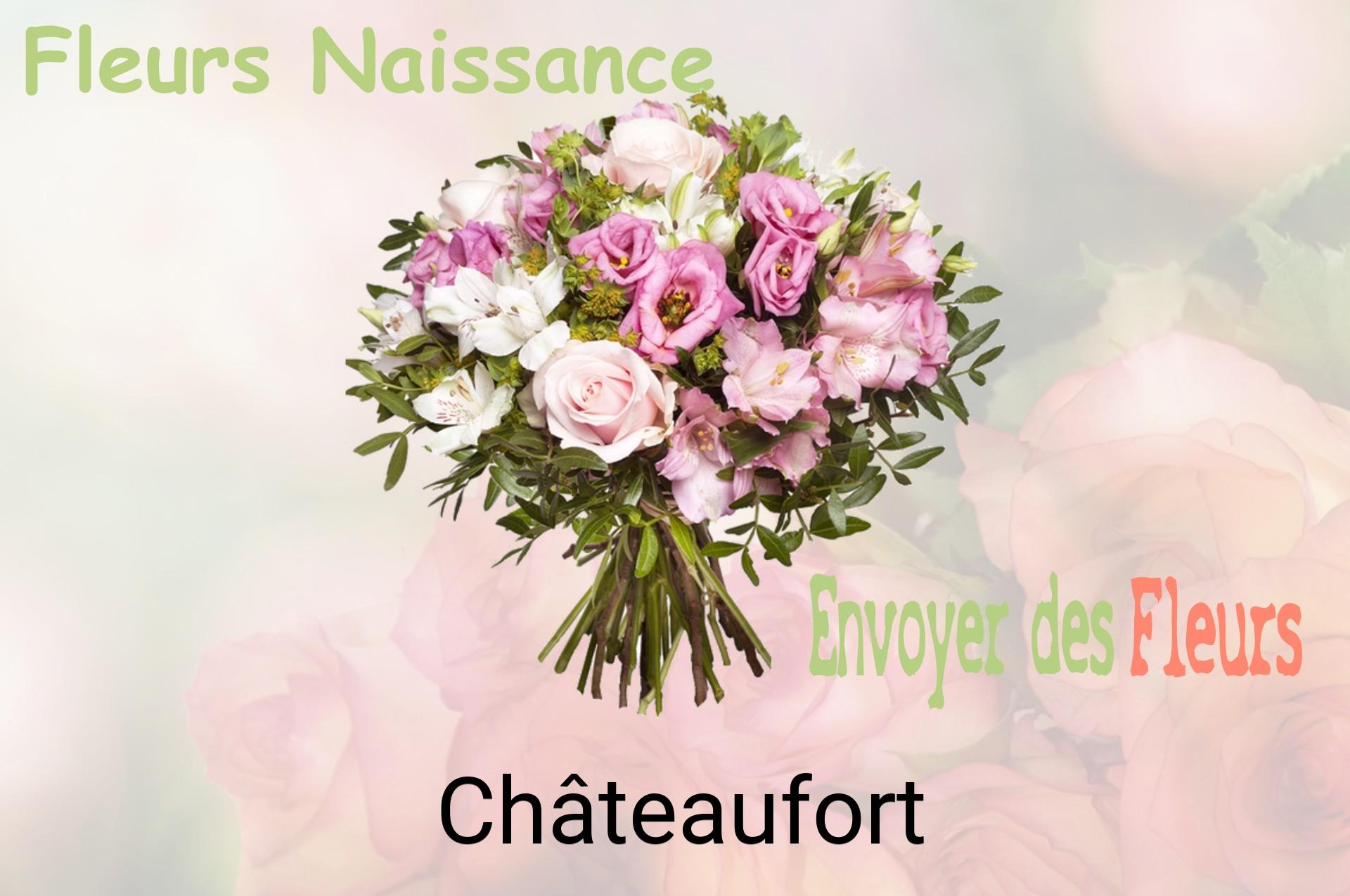 Bouquet de fleurs de naissance livré à Châteaufort