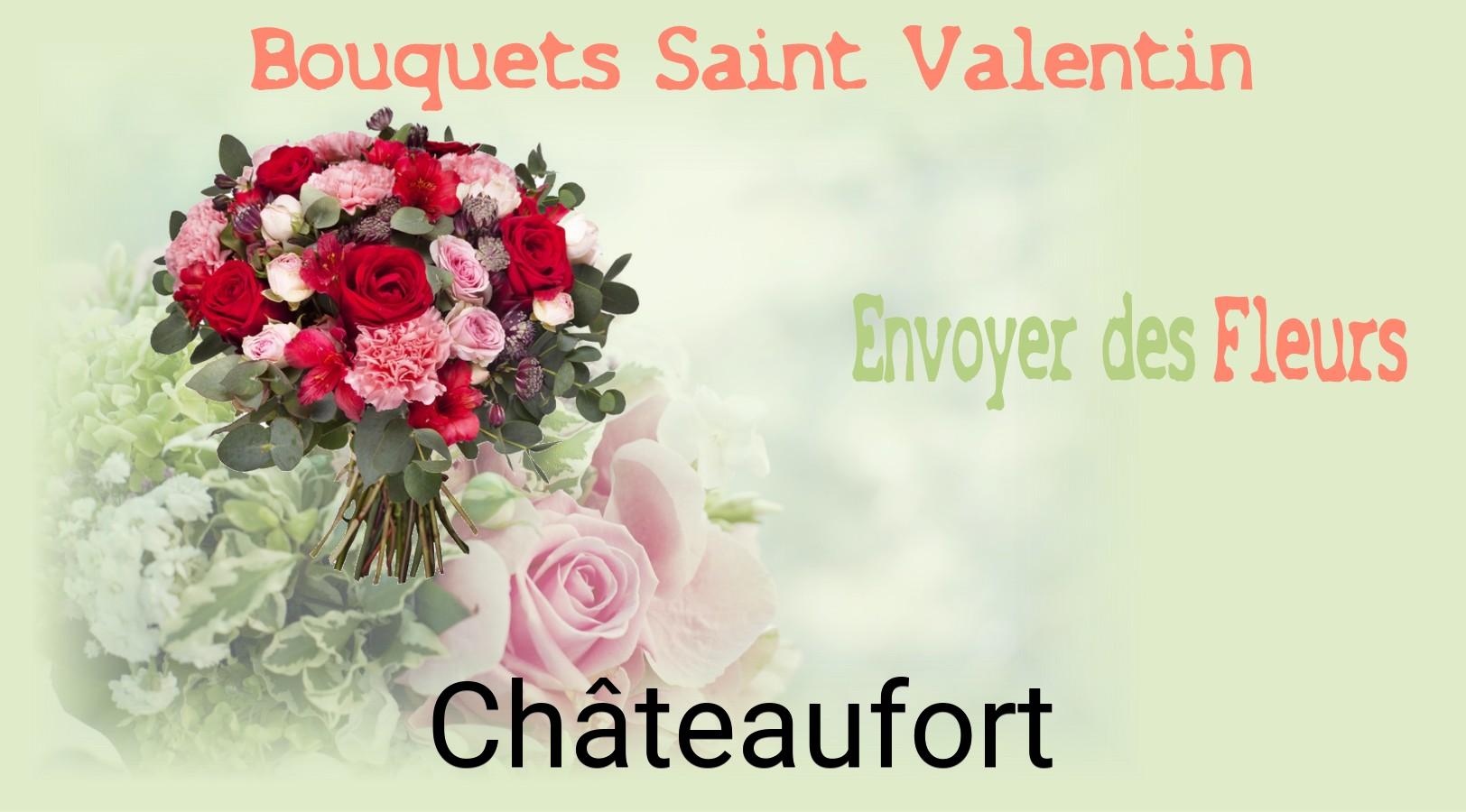 Roses de Saint-Valentin livrées à Châteaufort